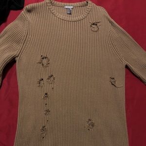 H&M Ripped Sweatshirt